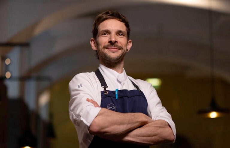 Matthias Hausburg im Restaurant Labstelle